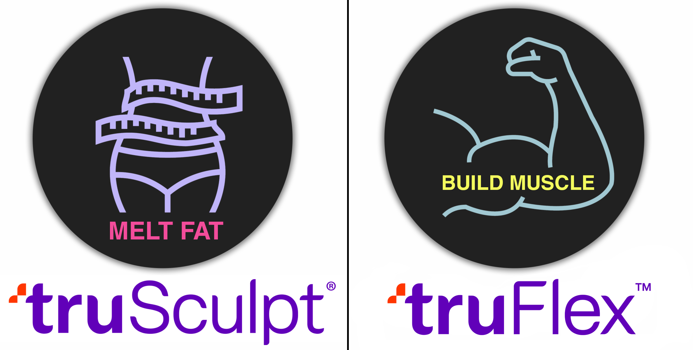 Achieve your dream summer body with TruSculpt for fat reduction and TruFlex for muscle sculpting at Lip Doctor.